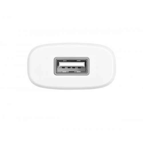 Мережевий зарядний пристрій HOCO C11 Smart single USB (Micro cable)charger set White