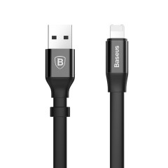 Кабель Baseus Two-in-one Portable Cable（Android/iOS）Black (CALMBJ-01)