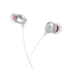 Навушники HOCO M51 Proper sound universal earphones with mic White (6957531092278)