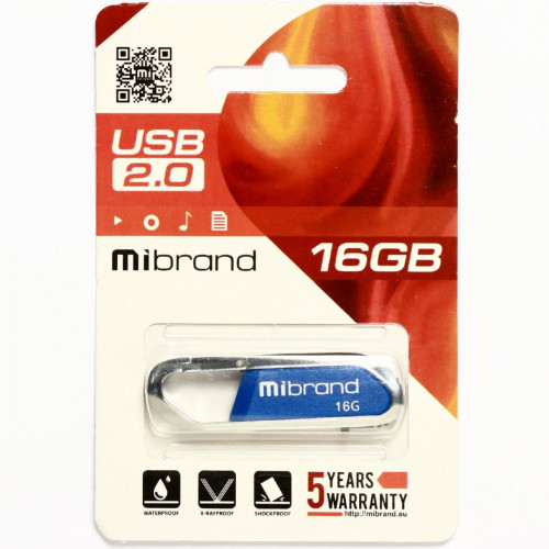 Flash Mibrand USB 2.0 Aligator 16Gb Blue