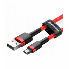 Кабель Baseus Cafule Cable USB For Micro 2.4A 1m Red+Red (CAMKLF-B09)