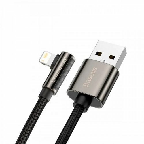 Кабель Baseus Legend Series Elbow Fast Charging Data Cable USB to iP 2.4A 1m Black