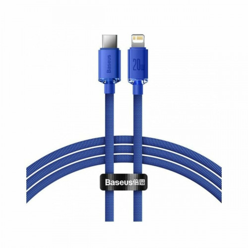 Кабель Baseus Crystal Shine Series Fast Charging Data Cable Type-C to iP 20W 1.2m Blue