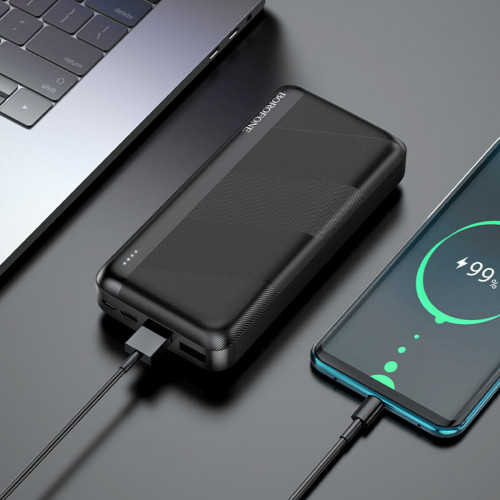 Зовнішній акумулятор BOROFONE BJ27B Pindar power bank(30000mAh) Black