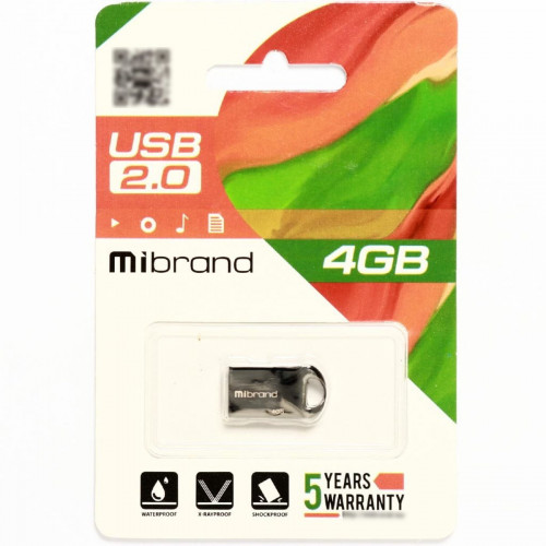 Flash Mibrand USB 2.0 Hawk 8Gb Black