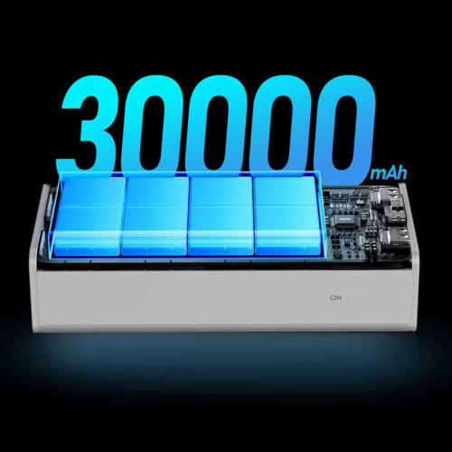 Зовнішній акумулятор REMAX Chinen Series 20W+22.5W Fast Charging Power Bank with LED Light 30000mAh RPP-320 Blue