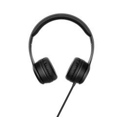 Навушники HOCO W21 Graceful charm wire control headphones Black (6931474708281)