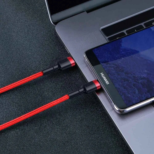 Кабель Baseus Cafule USB Cable Type-C-Type-C 3A 1m Red