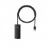 USB-Hub Baseus Lite Series 4-Port USB-A HUB Adapter (USB-A to USB 3.0*4 ) 1m Black