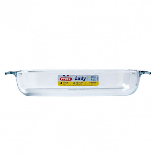 Форма с/к PYREX DAILY склянна прямокут. 35х23х6см (2.7л) (231B000/3046)