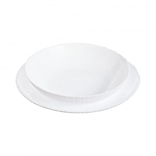 Тарілка LUMINARC AMMONITE WHITE /21 см/суп. (P8826)