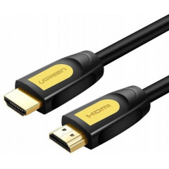 кабель UGREEN HD101 HDMI Round Cable 3m (Жовтий/Чорний)