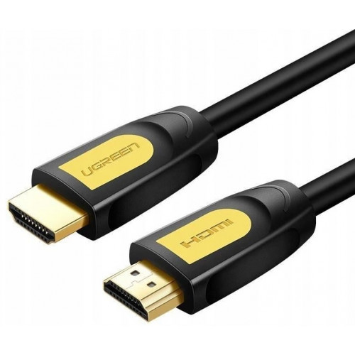 кабель UGREEN HD101 HDMI Round Cable 3m (Жовтий/Чорний)