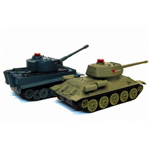 Танковий бій р/к 1:32 HuanQi 555 Tiger vs Т-34
