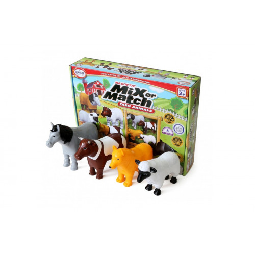 Конструктор для маленьких POPULAR Playthings Mix or Match Farm Animals фермерські тварини