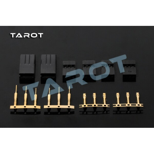 Комплект конекторів Tarot для сервоприводів JR мама 2шт + тато 4шт (TL2896-02)