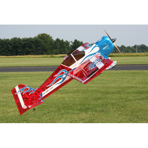 Літак радіокерований Precision Aerobatics Addiction XL 1500мм KIT (червоний)
