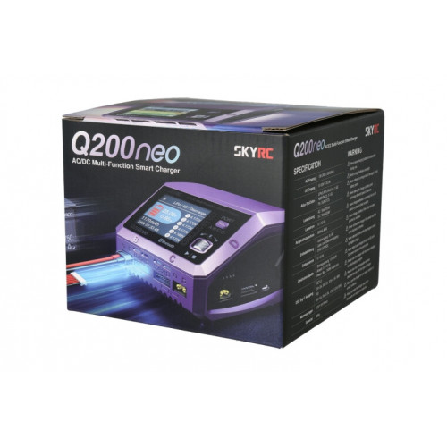Зарядний пристрій кватро SkyRC Q200neo 200W/400W з/БП універсальний (SK-100197)