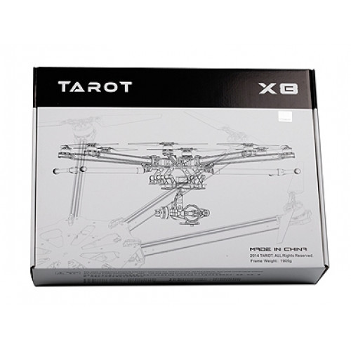 Карбонова рама октокоптера Tarot X8 1050мм складана з шасі, що забираються (TL8X000)