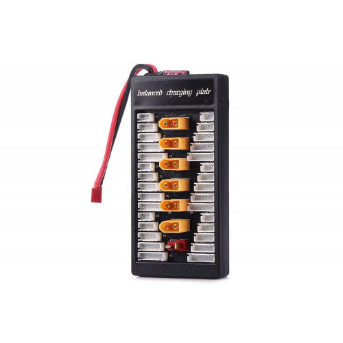 Плата паралельної зарядки Readytosky 2-6S на 6 батарей з XT60 (T-Plug)
