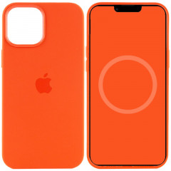 Чохол Silicone case (AAA) full with Magsafe and Animation для Apple iPhone 12 Pro / 12 (6.1")