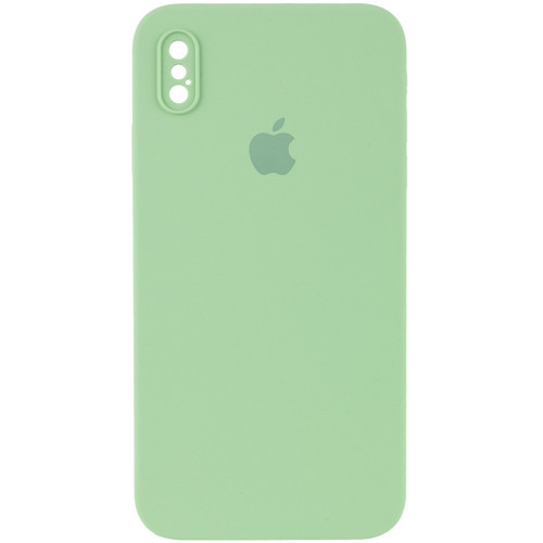 Чохол Silicone Case Square Full Camera Protective (AA) для Apple iPhone XS / X (5.8