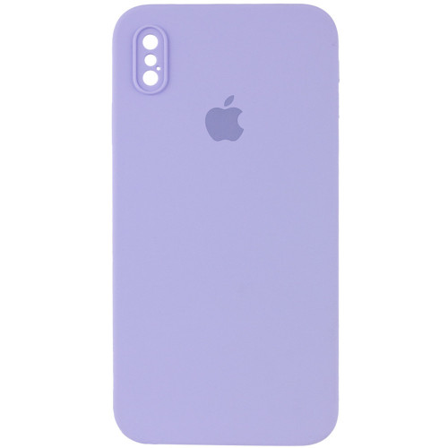 Чохол Silicone Case Square Full Camera Protective (AA) для Apple iPhone XS / X (5.8