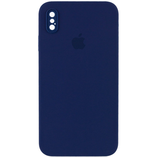 Чохол Silicone Case Square Full Camera Protective (AA) для Apple iPhone XS / X (5.8