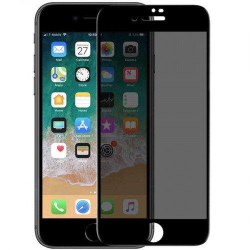 Захисне скло Privacy 5D Matte (full glue) (тех.пак) для Apple iPhone 7 / 8 / SE (2020) (4.7