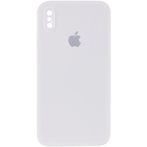 Чохол Silicone Case Square Full Camera Protective (AA) для Apple iPhone XS / X (5.8