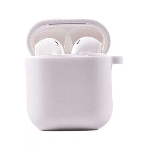 Силіконовий футляр з мікрофіброю для навушників Airpods 1/2