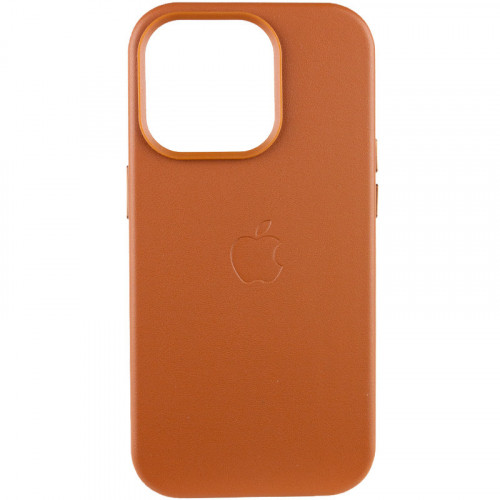 Шкіряний чохол Leather Case (AA Plus) with MagSafe для Apple iPhone 14 Pro (6.1