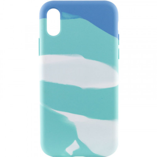 Чохол Silicone case full Aquarelle для Apple iPhone XR (6.1