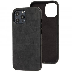 Шкіряний чохол Croco Leather для Apple iPhone 12 Pro / 12 (6.1")