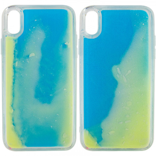 Неоновий чохол Neon Sand glow in the dark для Apple iPhone X / XS (5.8