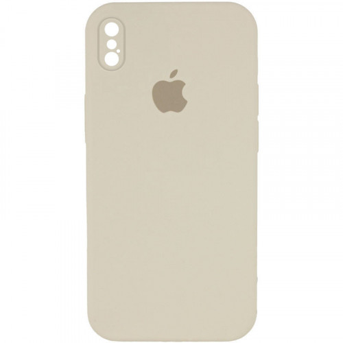 Чохол Silicone Case Square Full Camera Protective (AA) для Apple iPhone XS / X (5.8