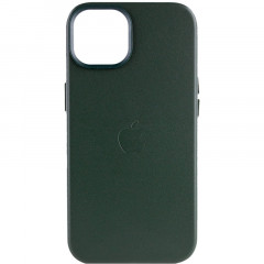 Уцінка Шкіряний чохол Leather Case (AA Plus) with MagSafe для Apple iPhone 14 (6.1")