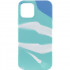 Чохол Silicone case full Aquarelle для Apple iPhone 12 Pro Max (6.7