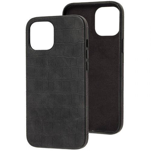 Шкіряний чохол Croco Leather для Apple iPhone 13 Pro Max (6.7