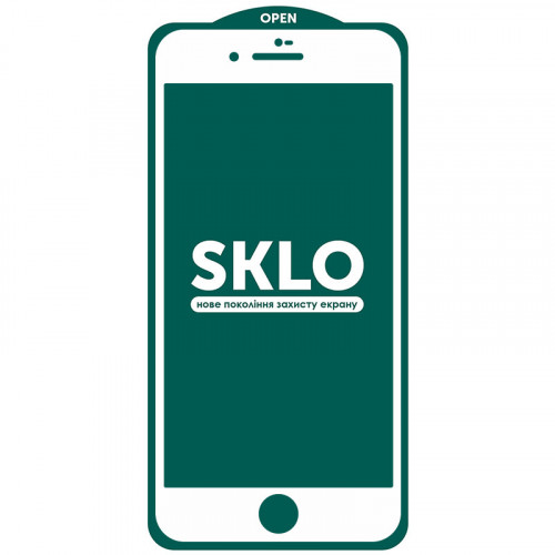 Захисне скло SKLO 5D (тех.пак) для Apple iPhone 7 / 8 / SE (2020) (4.7