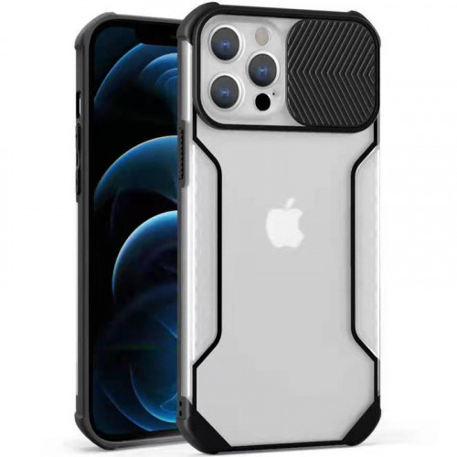 Чохол Camshield matte Ease TPU зі шторкою для Apple iPhone 12 Pro / 12 (6.1